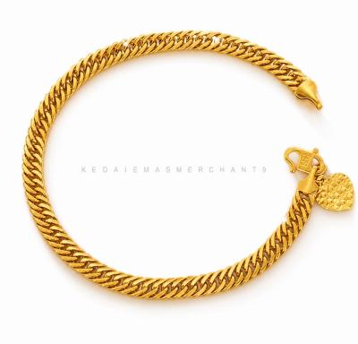 Merchant9 Rantai Tangan Kait 2 Polish L:0.45CM