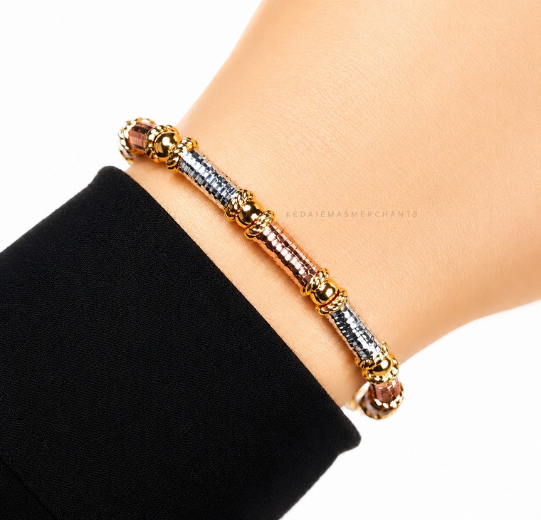 Merchant9 Rantai Tangan Buluh Pearl 3C L:0.4CM