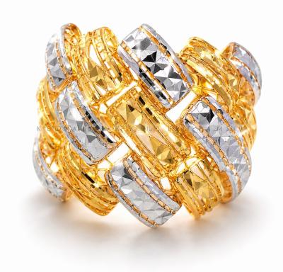 Merchant9 Cincin Emas Ketupat Anyaman Kerawang 2C L:2.1CM