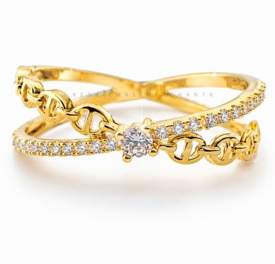 Merchant9 Cincin Emas DR Silang Permata