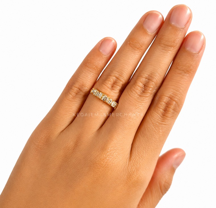 Merchant9 Cincin Emas Louise Diamond Cut L:0.3CM
