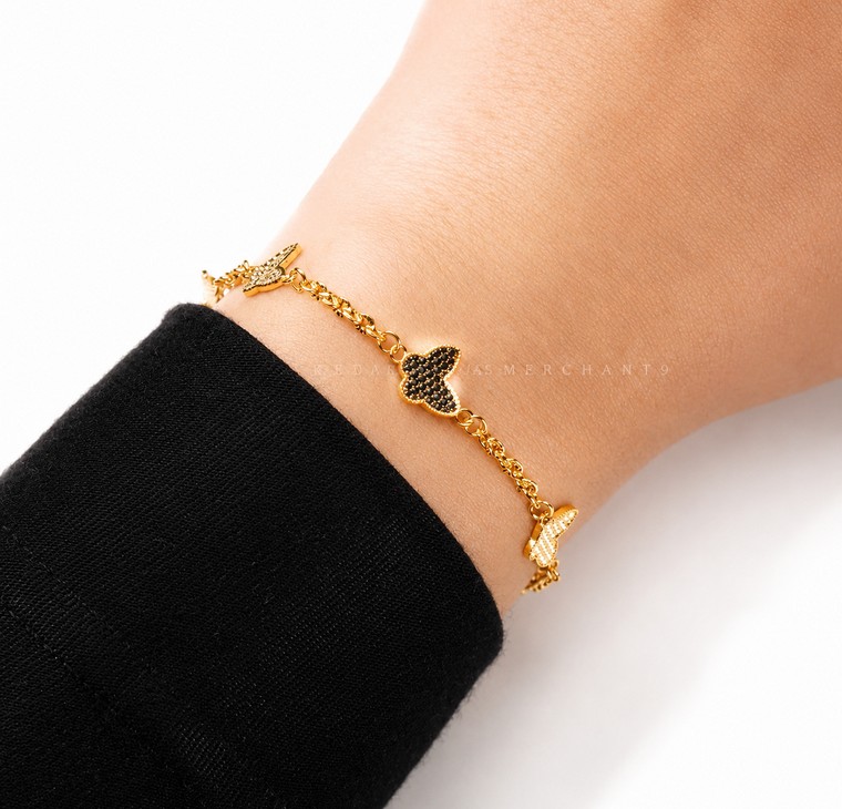 Merchant9 Rantai Tangan Polo Honey Butterfly Minimalist