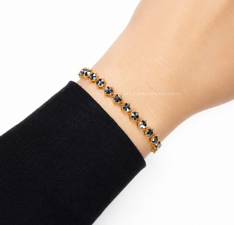 Merchant9 Rantai Tangan Louise Diamond Cut L:0.4CM