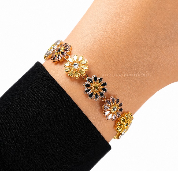 Merchant9 Rantai Tangan Daisy Polish 3C L:1.1CM