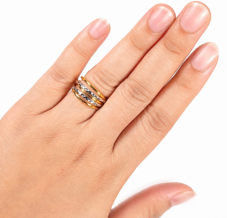 Merchant9 Cincin Emas Coil Dimensi 5 Layer 2C L:1CM