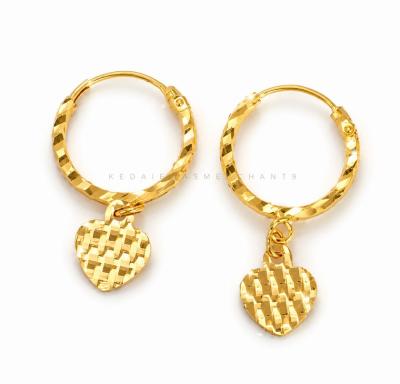 Merchant9 Subang Ring Dimensi Love Dia:0.9CM