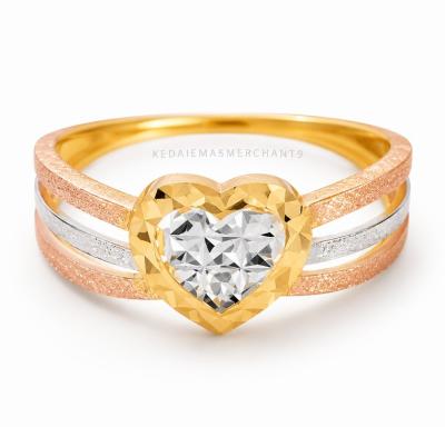 Merchant9 Cincin Emas Love Silang 3C