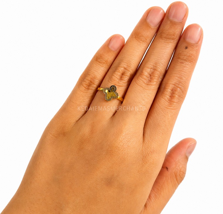 Merchant9 Cincin Emas VC Honeycomb 2C L:1CM