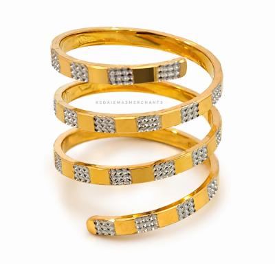Merchant9 Cincin Snake Stripe III Chrome