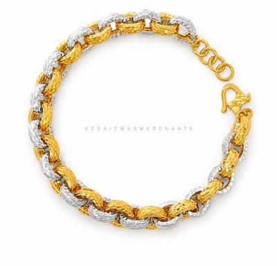 Merchant9 Rantai Tangan Sauh Oval Dimensi Chrome L:0.7CM