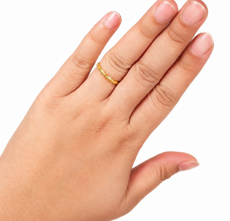 Merchant9 Cincin Emas Rose Minimalist L:0.25CM