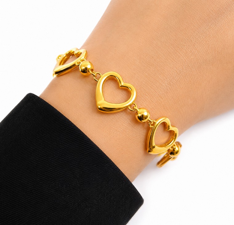 Merchant9 Rantai Tangan Candy Love Polish L:1.2 CM