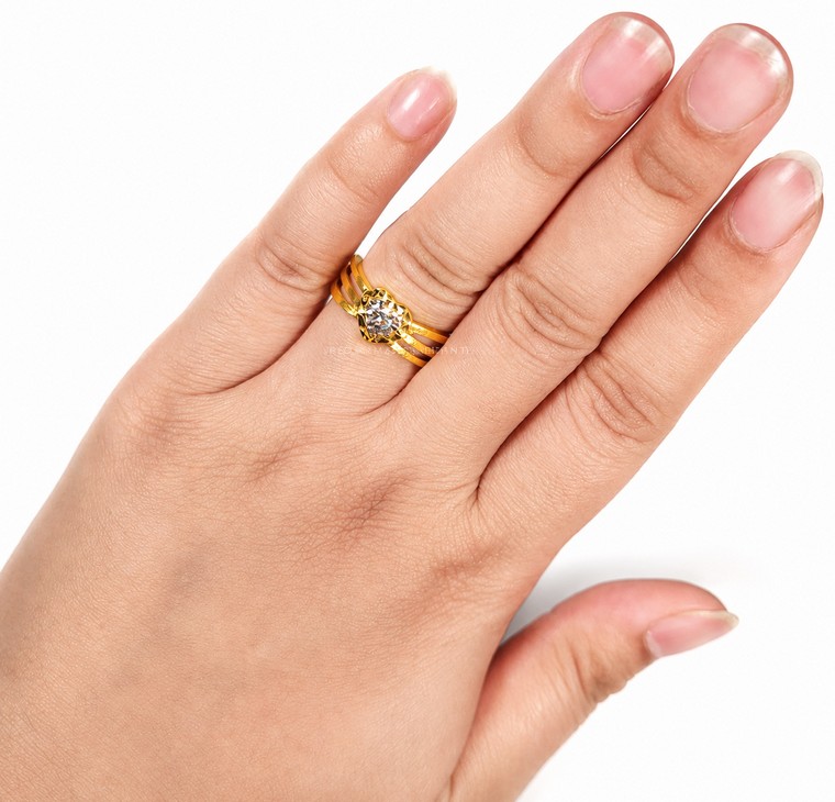Merchant9 Cincin Silang Love Chrome
