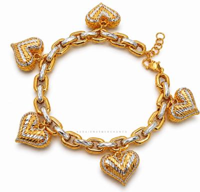Merchant9 Rantai Tangan Sauh Dimensi Gantung Love Kerawang 2C L:0.65CM