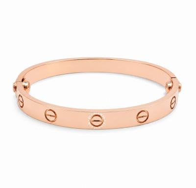Merchant9 Gelang Ctier Oval Padu Rosegold L:0.6CM