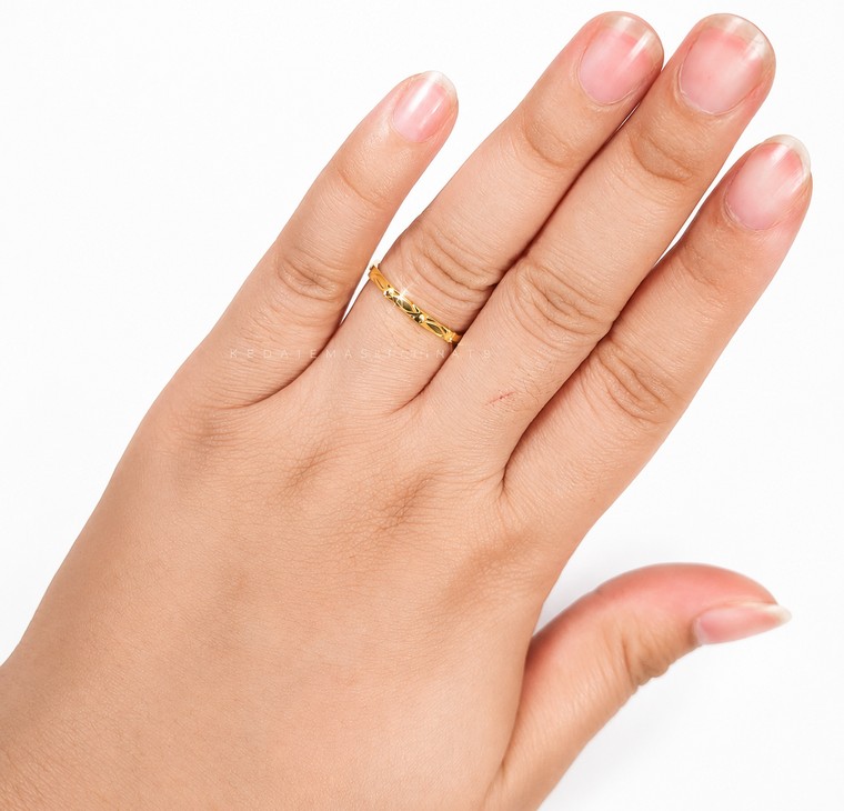 Merchant9 Cincin Belah Rotan Siput Leaf 2C