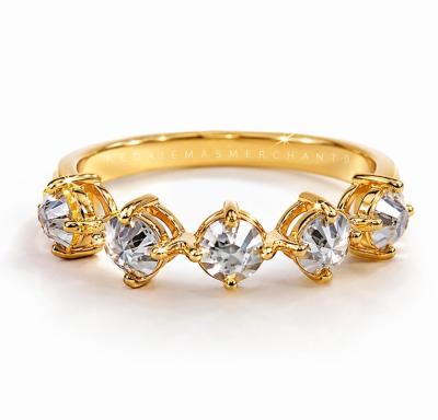 Merchant9 Cincin Emas Louise Diamond Cut 1 Layer L:0.4CM