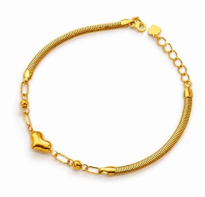 Merchant9 Rantai Tangan Snake Skin Love Bulat L:0.25CM