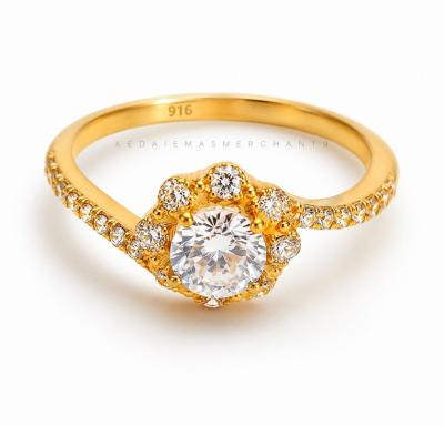 Merchant9 Cincin Emas Permata CR9231