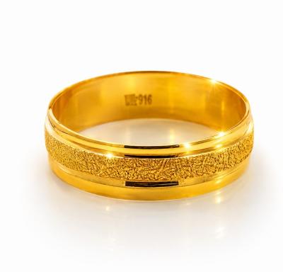 Merchant9 Cincin Emas Belah Rotan Line Pasir Mosaic L:0.5CM