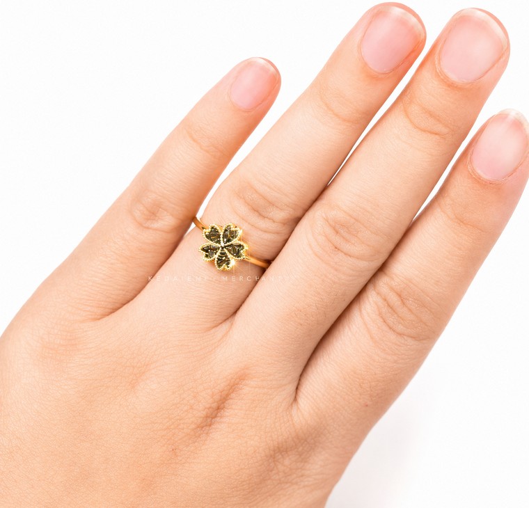 Merchant9 Cincin Emas Sakura Leona L:1.5CM
