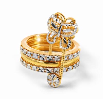 Merchant9 Cincin Emas Celeste Embrace Butterfly Diamond Cut 2C