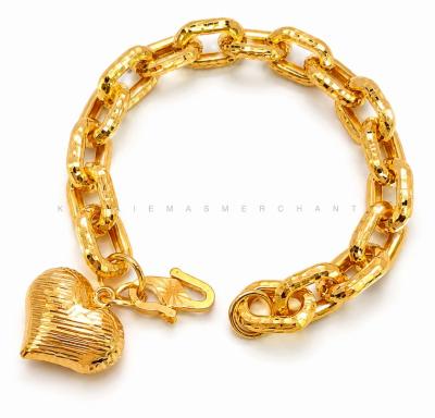 Merchant9 Rantai Tangan Sauh Dimensi Love Gantung L:0.8CM