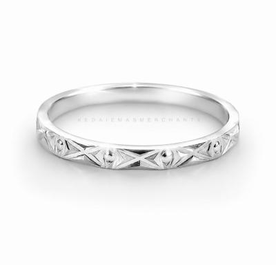 Merchant9 Cincin Emas Belah Rotan Siput X Chrome I L:0.2CM