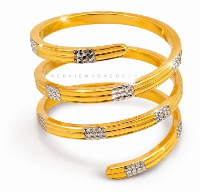 Merchant9 Cincin Snake Stripe II Chrome