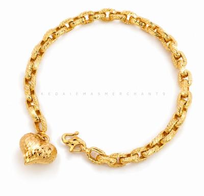 Merchant9 Rantai Tangan Sauh Dimensi Love Gantung L:0.45CM