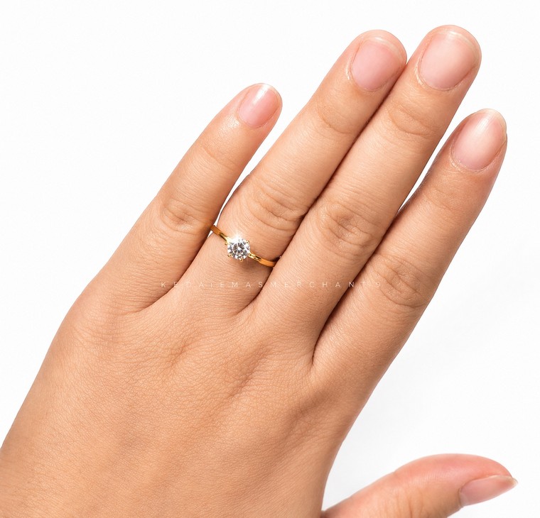Merchant9 Cincin Emas Permata Cera BR9031