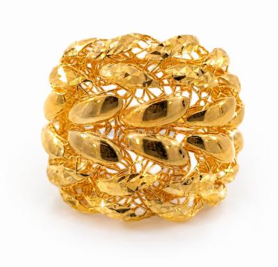 Merchant9 Cincin Emas Tocang Kerawang Polish L:2.2CM