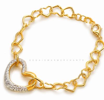 Merchant9 Rantai Tangan Love Loop Diamond Cut 2C L:2CM