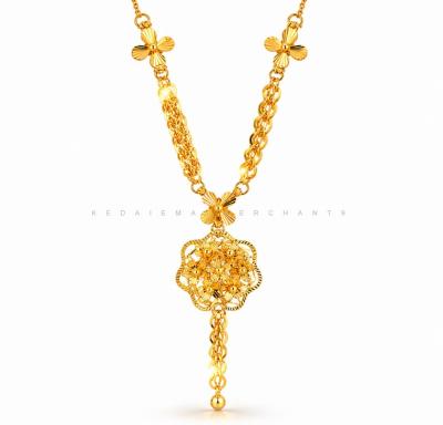 Merchant9 Rantai Leher Choker Ros Sakura