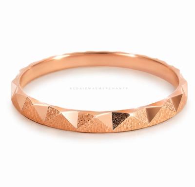 Merchant9 Cincin Zig Zag Rose Gold