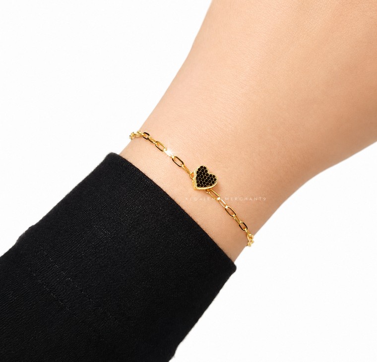 Merchant9 Rantai Tangan Choker Sauh Paperclip Honeylove