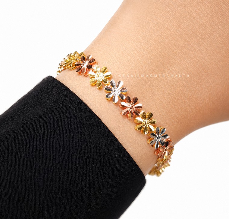 Merchant9 Rantai Tangan Daisy 3C L:0.8CM
