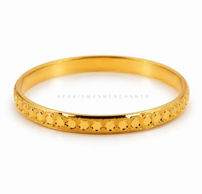 Merchant9 Cincin Emas Belah Rotan Dot L:0.2CM