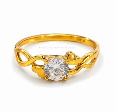 Merchant9 Cincin Emas Permata Cera BR9077