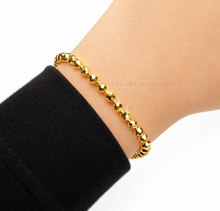 Merchant9 Rantai Tangan Candy Honeycomb L:0.35CM
