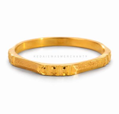 Merchant9 Cincin Emas Belah Rotan Minimalist