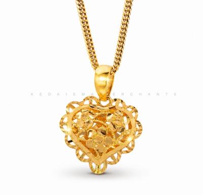 Merchant9 Loket Love Flower Kerawang L:1.8CM