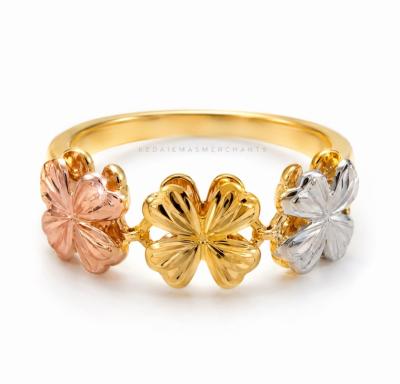 Merchant9 Cincin Emas Clover 3C L:0.8CM