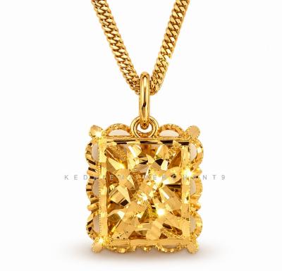 Merchant9 Loket Petak Leaf Kerawang L:1.3CM