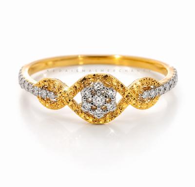Merchant9 Cincin Emas Tocang Flower 2C L:0.6CM