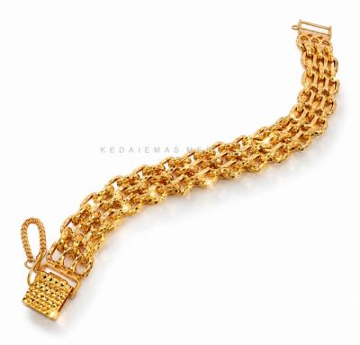 Merchant9 Rantai Tangan Sauh 3L Klip Petak L:1.3CM
