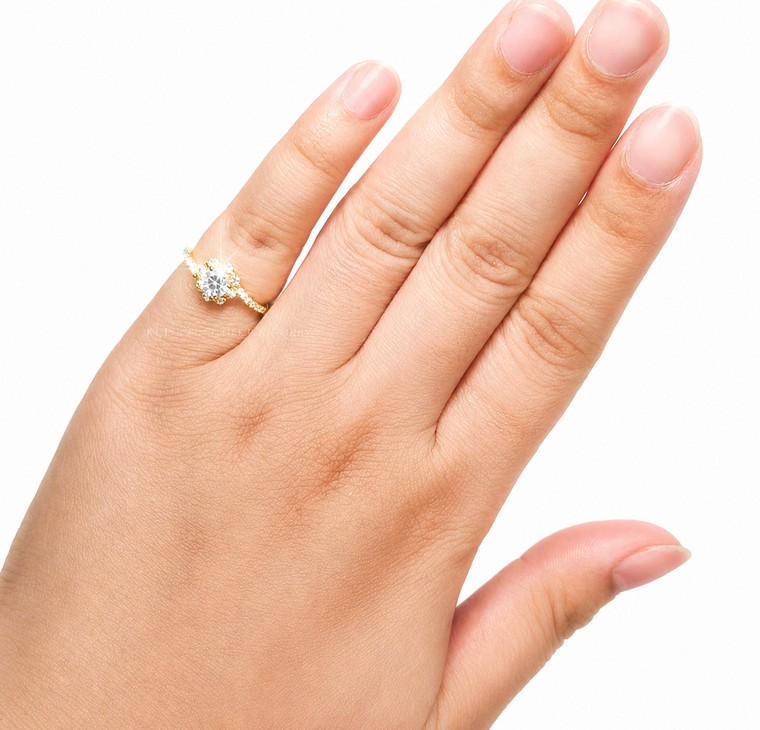 Merchant9 Cincin Emas Permata CR9231