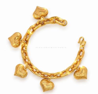 Merchant9 Rantai Tangan Sauh Dimensi Gantung Love Stripe L:0.8CM