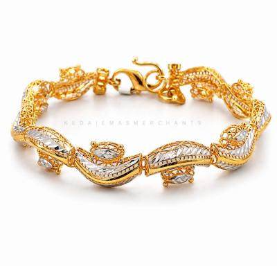 Merchant9 Rantai Tangan Wave 2C L:0.8CM