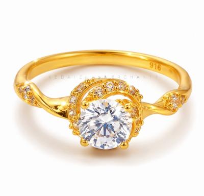 Merchant9 Cincin Emas Permata CERA CR9219